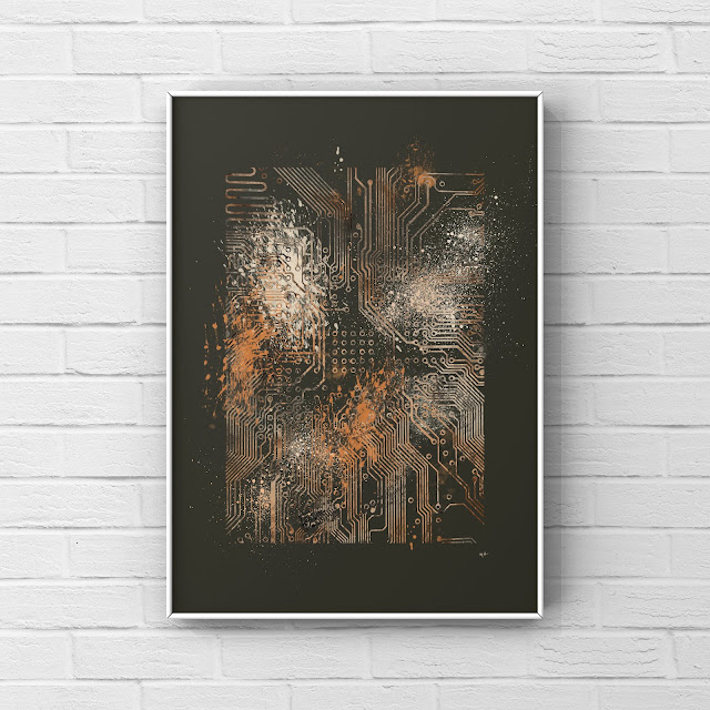 Out of order abstract artwork by Mark Taylor